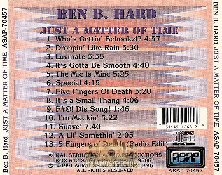 洋楽 BEN B. HARD G-RAP 洋楽 BEN B. HARD G-RAP 正規品】 Hard B. Ben G-Rap eBay | 洋楽 -
